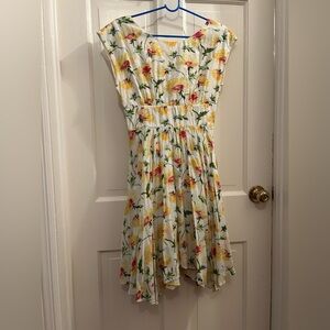 Anthropologie floral dress